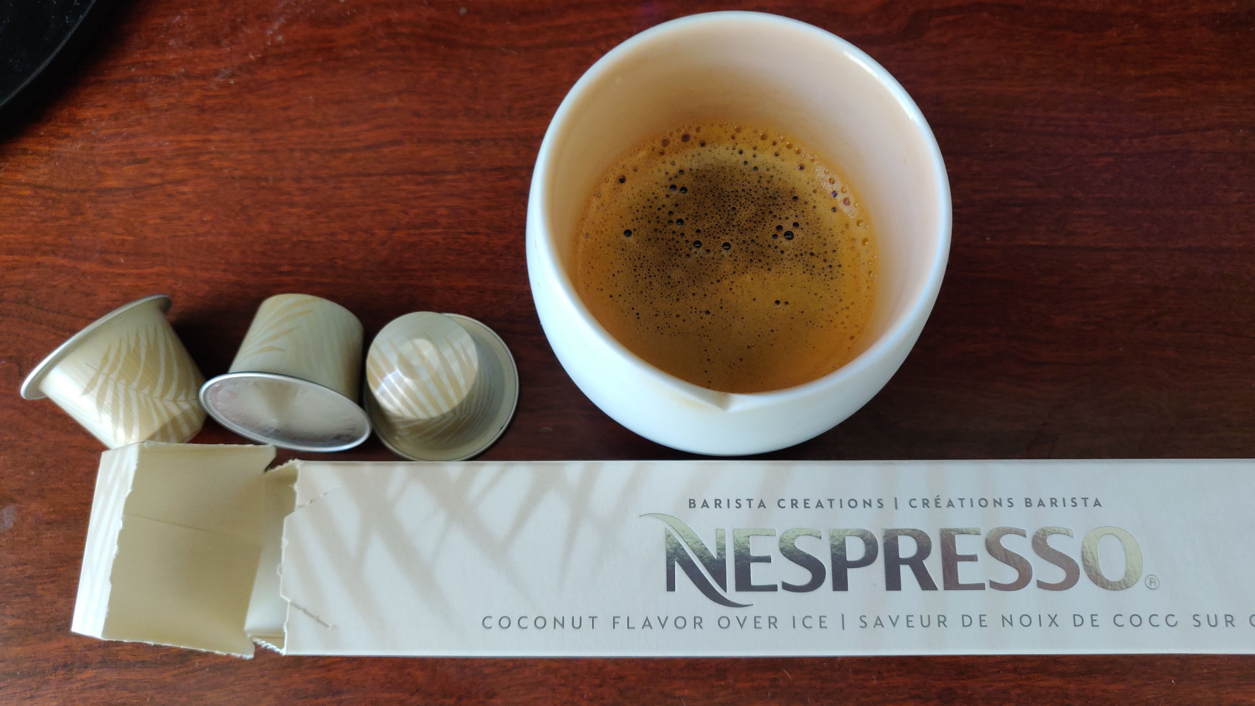 Nespresso Coconut Flavor Over Ice – Alvin Bunk