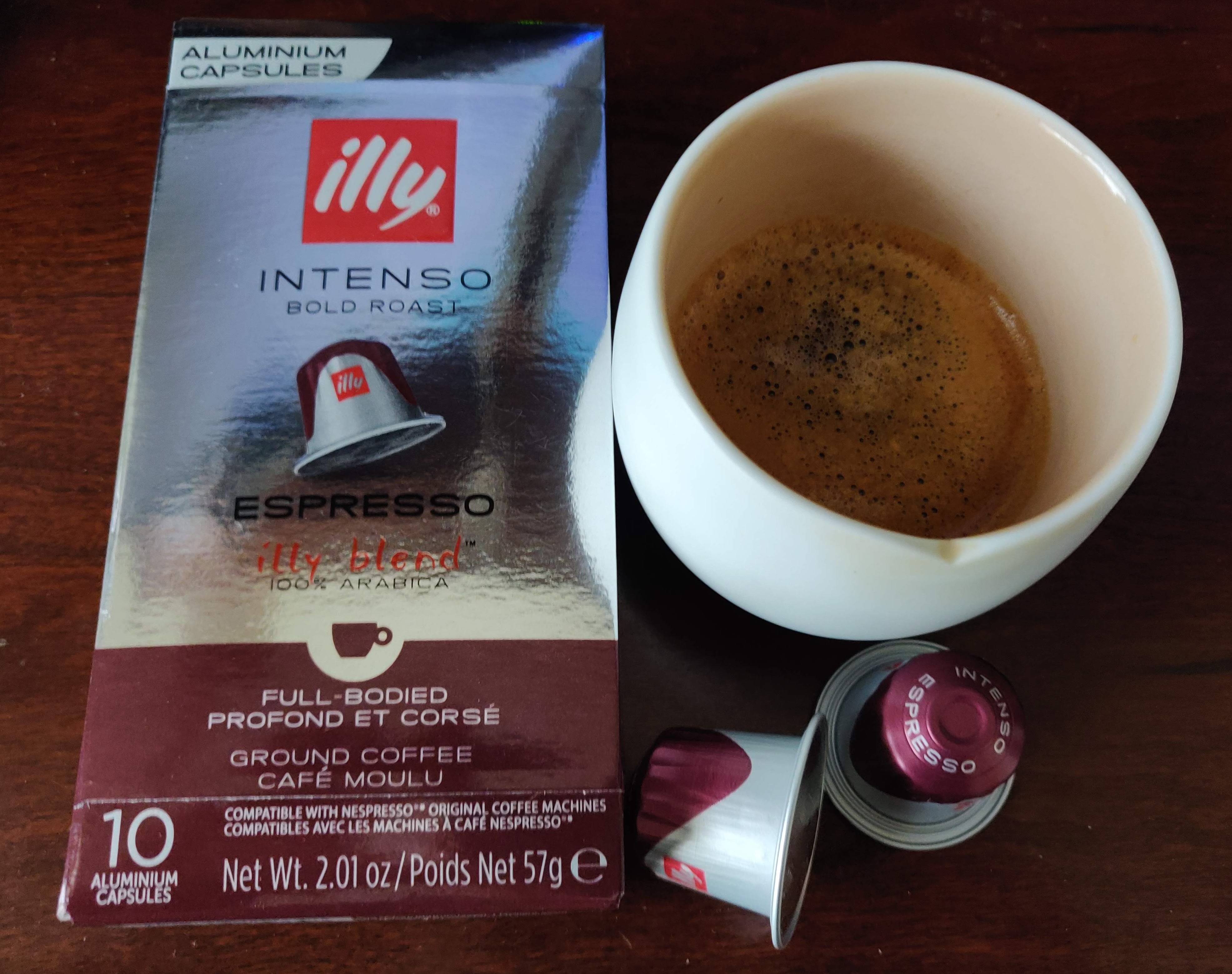 10 capsule caffè Illy espresso DECAFFEINATO compatibile Nespresso